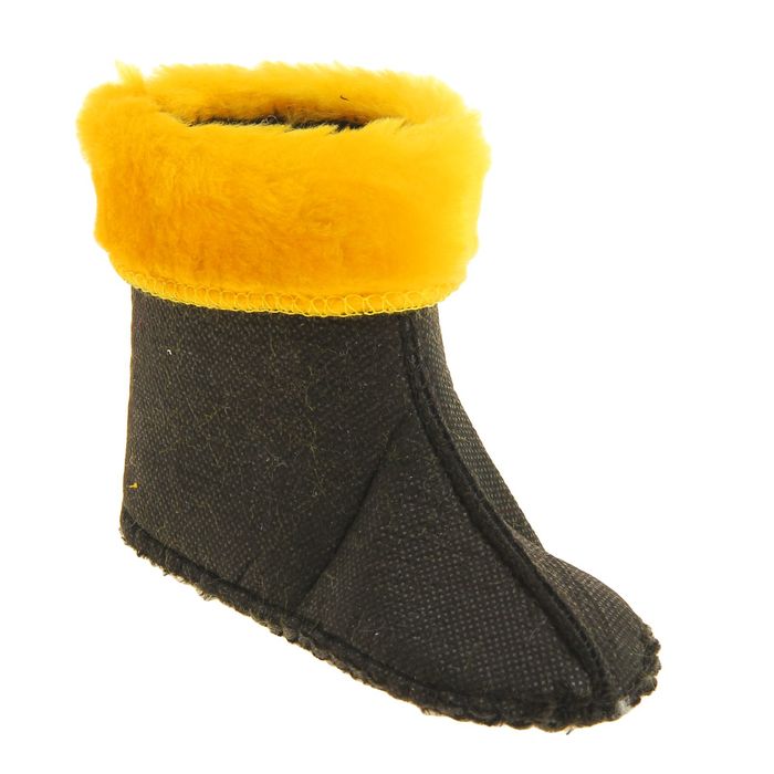 Сапоги детские «Улитка» с утеп. арт.105 (жёлтый) (р. 24)