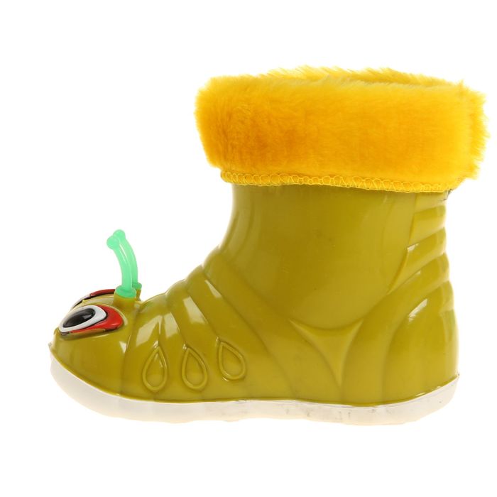 Сапоги детские «Улитка» с утеп. арт.105 (жёлтый) (р. 23)
