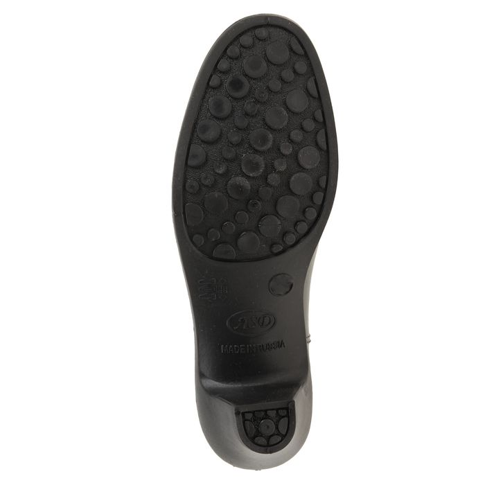 Полусапожки женские с утеп арт.7к на каблуке (черный) (р. 40)