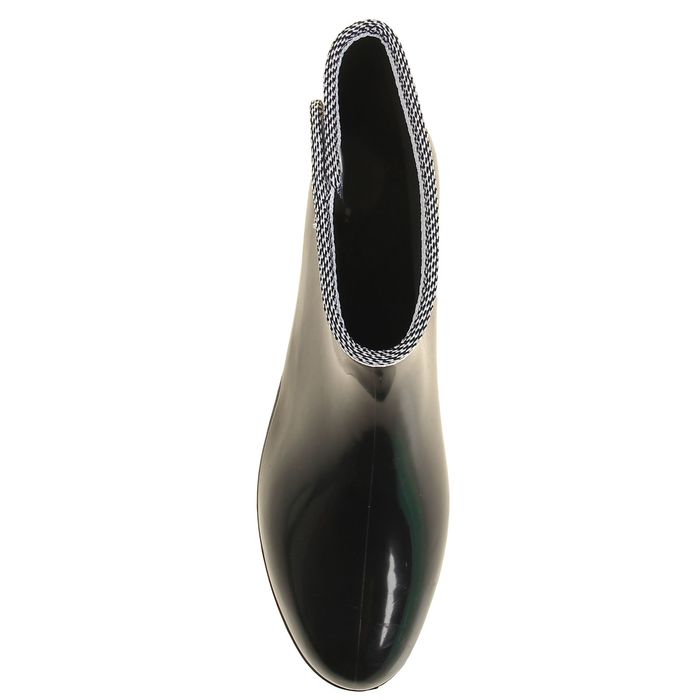 Сапоги (полуботинки) женские с утеп арт.9 на кнопках (черные) (р. 41)