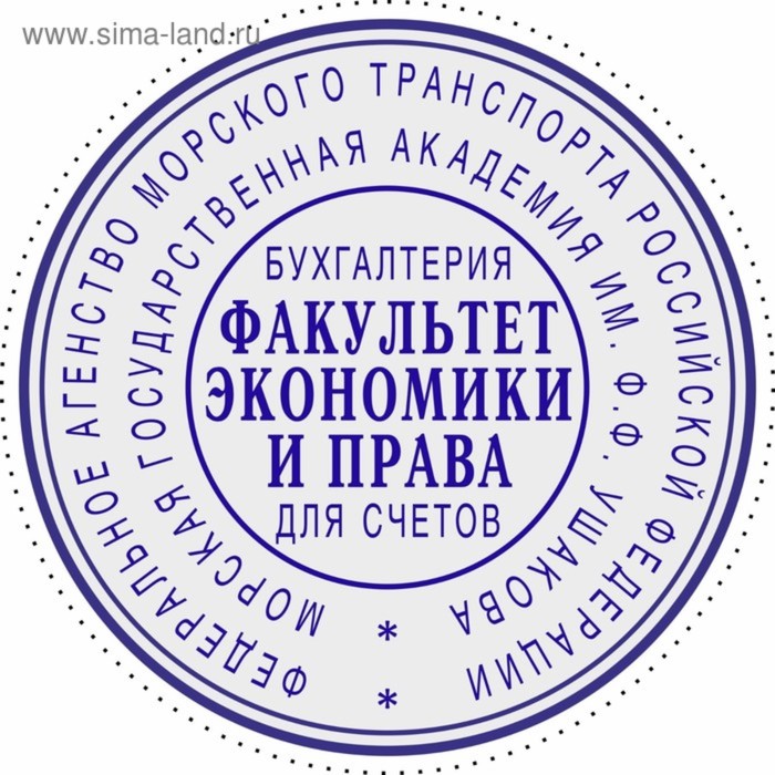 Печать автоматическая самонаборная, диаметр 45 мм, 2 круга, Colop Printer R45, синяя