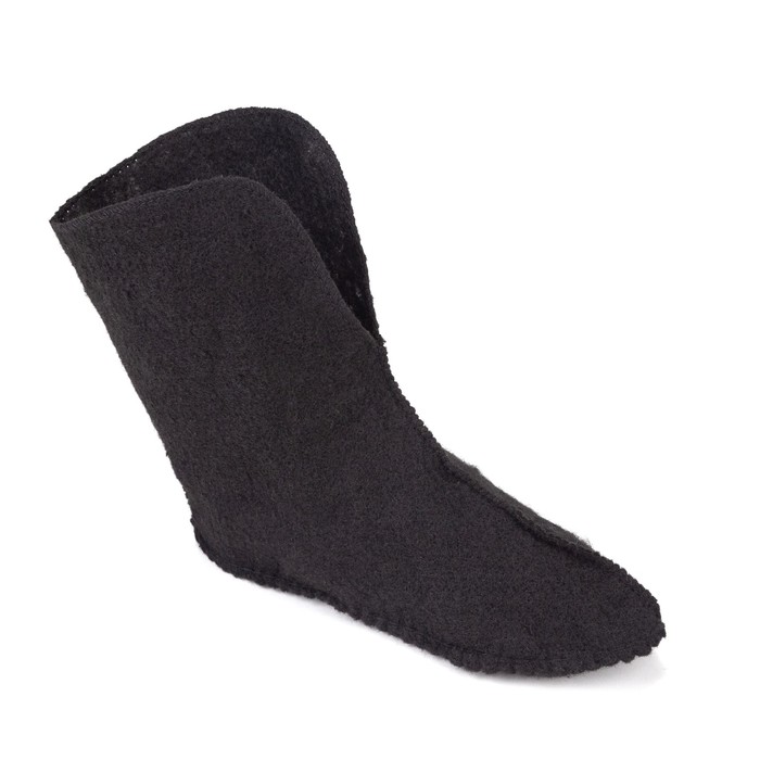 Полусапожки женские с утеп арт.13к на танкетке (черный) (р. 37)