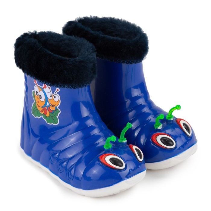 Сапоги детские «Улитка» с утеп. арт.105 (синий) (р. 25)