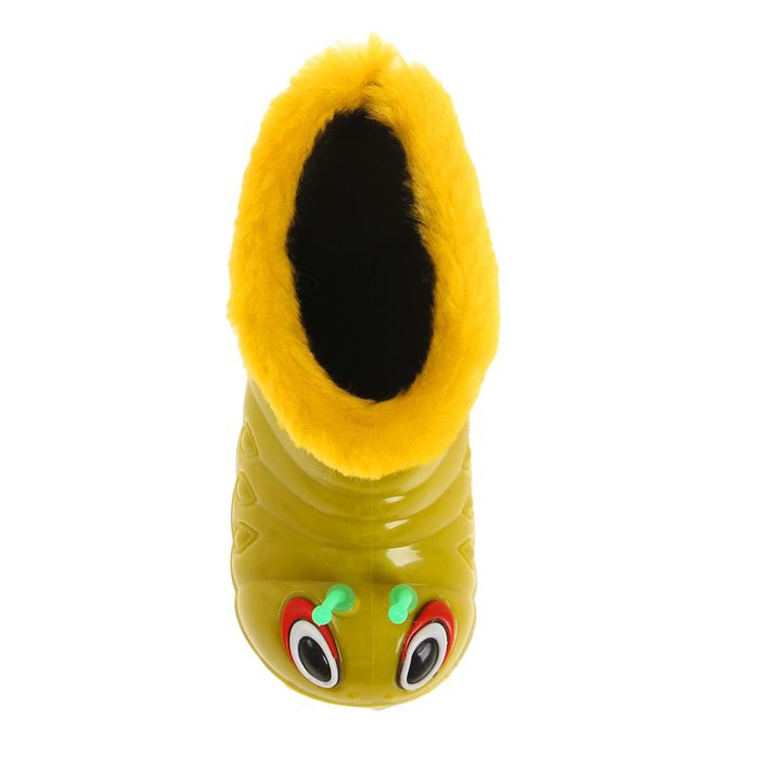 Сапоги детские «Улитка» с утеп. арт.105 (жёлтый) (р. 21)