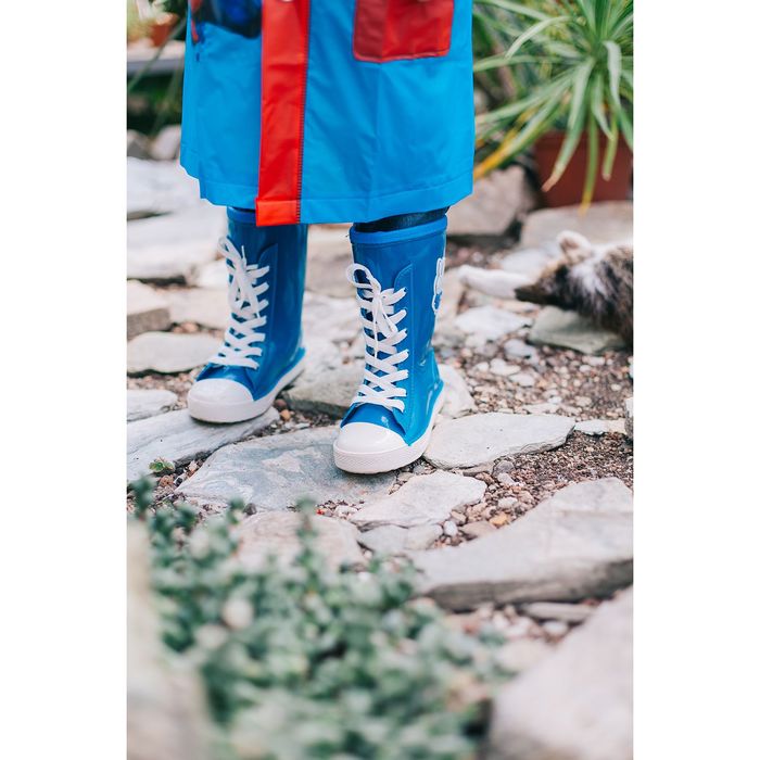 Сапоги-кеды детские с утеп арт.103 (синий) (р. 35)