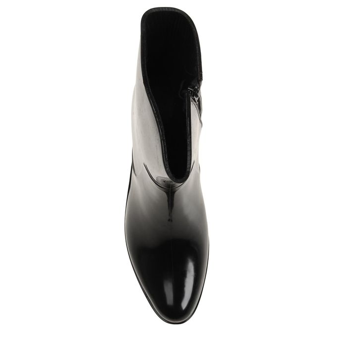 Сапоги женские с утеп арт.8 на каблуке с молнией (черный) (р. 40)