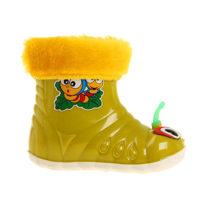 Сапоги детские «Улитка» с утеп. арт.105 (жёлтый) (р. 22)
