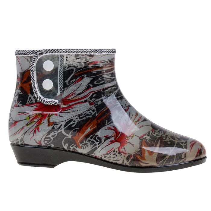 Сапоги (полуботинки) женские с утеп арт.9-1 на кнопках (МИКС) (р. 38)