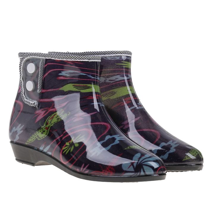 Сапоги (полуботинки) женские с утеп арт.9-1 на кнопках (МИКС) (р. 38)