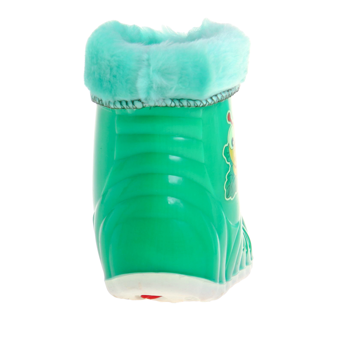 Сапоги детские «Улитка» с утеп. арт.105 (зелёный) (р. 22)
