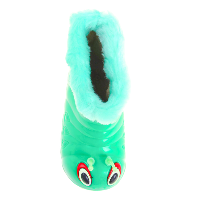 Сапоги детские «Улитка» с утеп. арт.105 (зелёный) (р. 22)