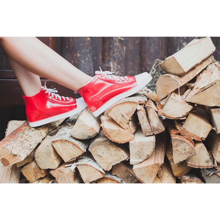 Сапоги (кеды) женские с утеп арт.10 (красный) (р. 39)