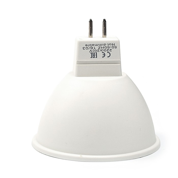 Лампа светодиодная Ecola, GU5.3, 4 Вт, M2, 2800 K, 46x50 мм, прозрачное стекло