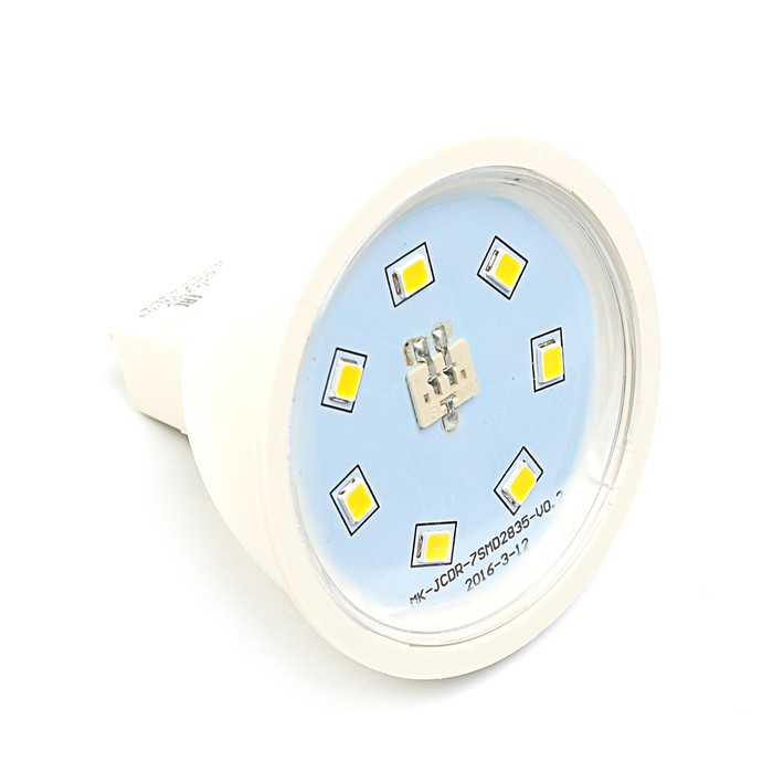 Лампа светодиодная Ecola, GU5.3, 4 Вт, M2, 2800 K, 46x50 мм, прозрачное стекло