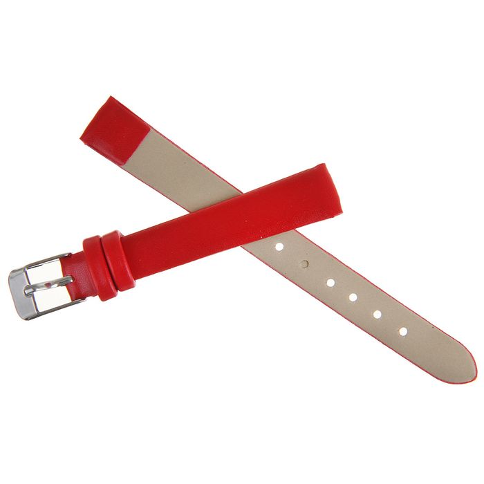 Ремешок для часов, 12 мм, 18 см, красный