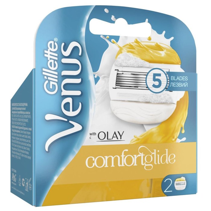 

Сменные кассеты для бритья Gillette Venus & Olay ComfortGlide, 2 шт.