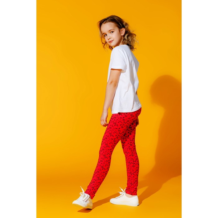 Брюки для девочки "Ever After High", рост 134 см (72), цвет фуксия-набивка (арт. ZG 19141-F2_Д)