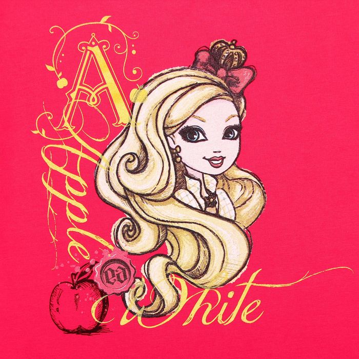 Платье для девочки "Ever After High", рост 146 см (76), цвет фуксия/набивка (арт. ZG 14128-DLF2_Д)