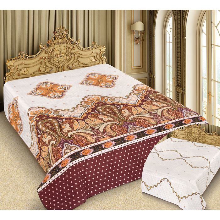 Покрывало двусторонее Marianna Barokko рис15-019 180х220 см, пэ100%