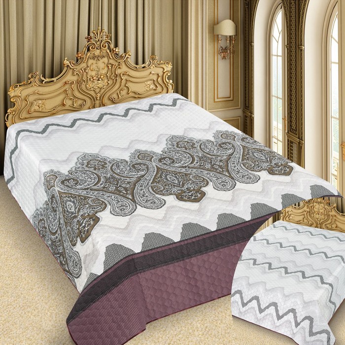 Покрывало двусторонее Marianna Barokko рис15-006 200х220 см, пэ100%