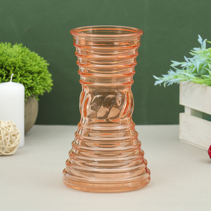 Ваза "Грейс" оранжевая