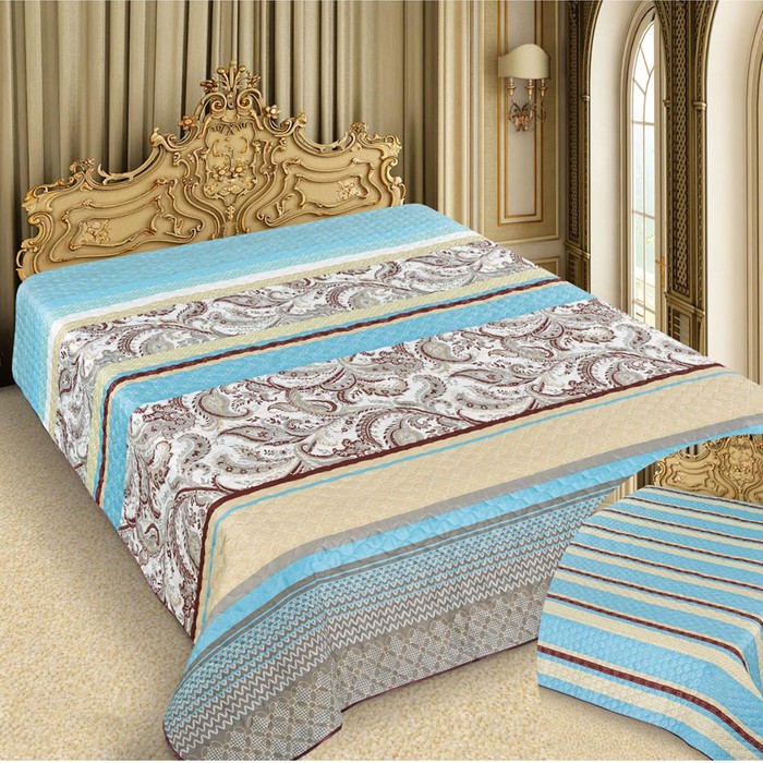 Покрывало двусторонее Marianna Barokko рис15-028 180х220 см, пэ100%