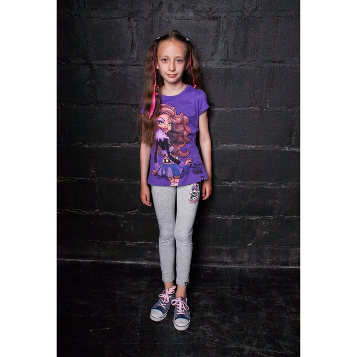 Футболка для девочки "Monster High", рост 158 см (84), цвет фиолетовый (арт. ZG 02424-L2_П)