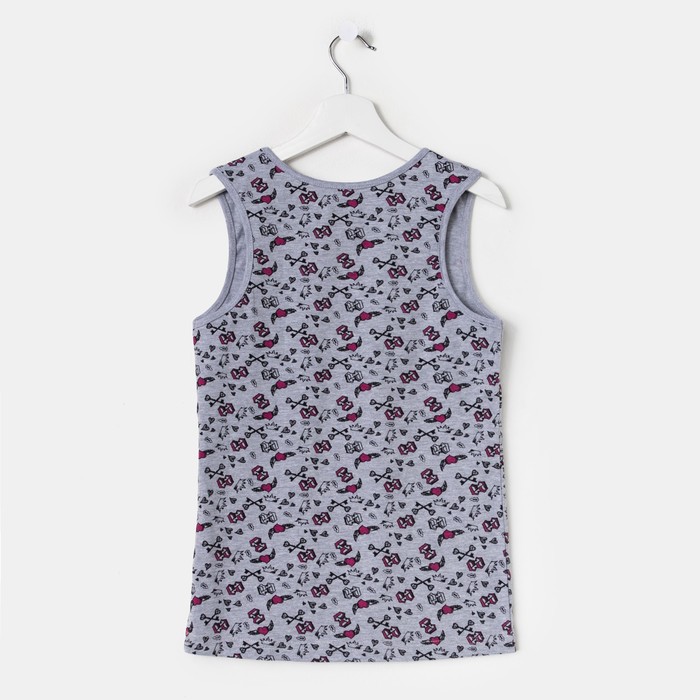 Комплект для девочки (толстовка, майка), рост 146 см (76), цвет фуксия/серый (арт. ZG 17008-MF2_Д)