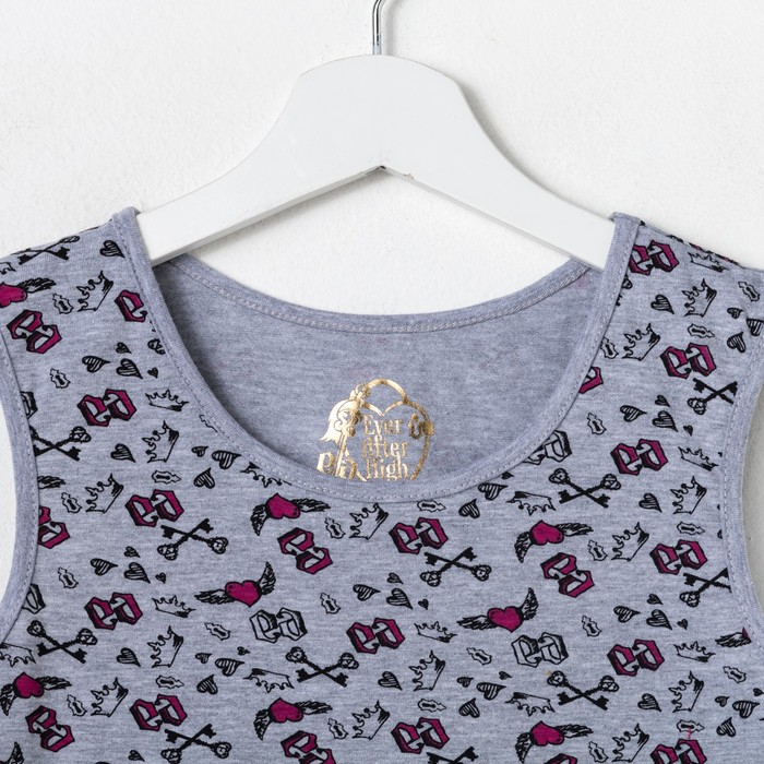 Комплект для девочки (толстовка, майка), рост 146 см (76), цвет фуксия/серый (арт. ZG 17008-MF2_Д)