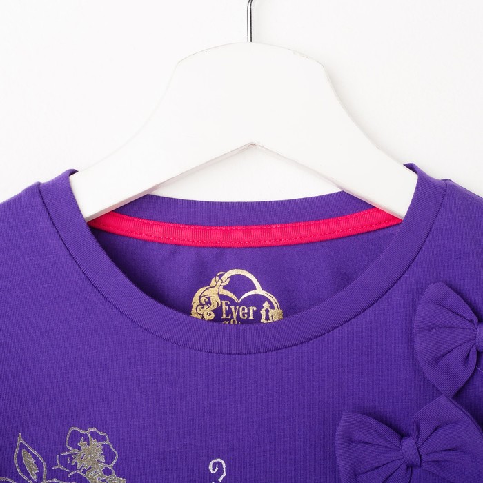 Джемпер для девочки, рост 146 см (76), цвет фиолетовый (арт. ZG 03387-DL2_Д)