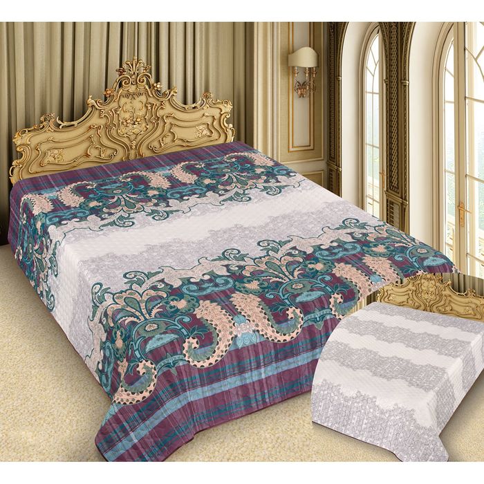 Покрывало двусторонее Marianna Barokko рис15-018 180х220 см, пэ100%