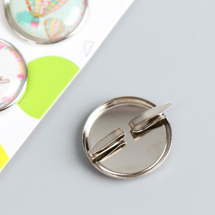 Брадсы для скрапбукинга "Романтика" (набор 9 шт. 1,9 см. ) МИКС 14х6,5 см