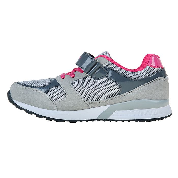 Кроссовки подростковые, цвет светло-серый, размер 33