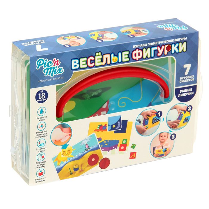 Игра настольная развивающая "Весёлые фигурки"