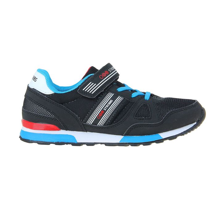 Кроссовки подростковые, цвет чёрный, размер 32