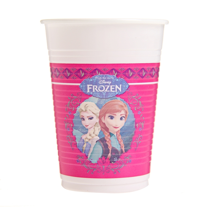 Набор пластиковых стаканов "Холодное сердце", 8 шт., 200 мл