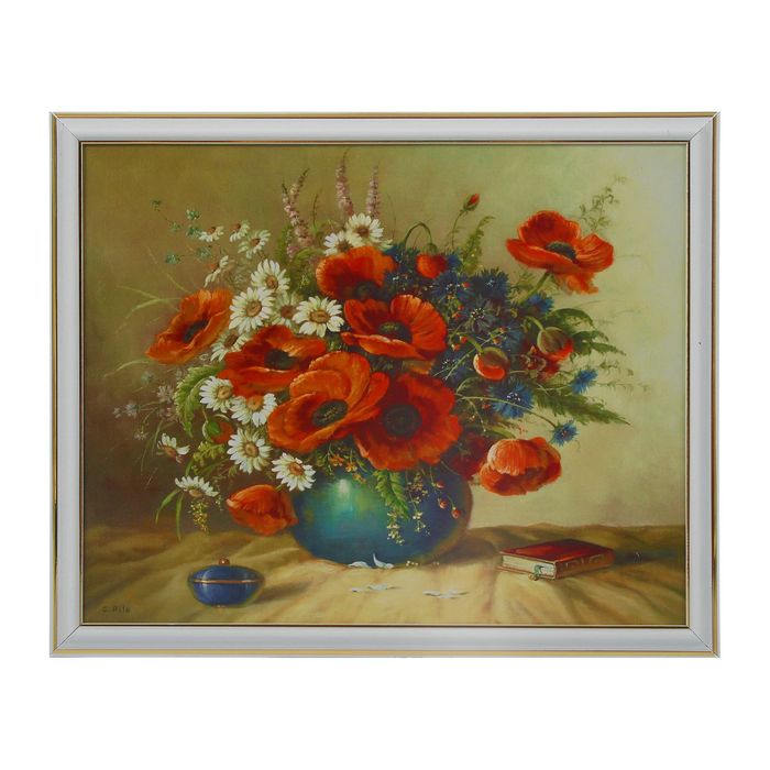 Картина "Маки в вазе"