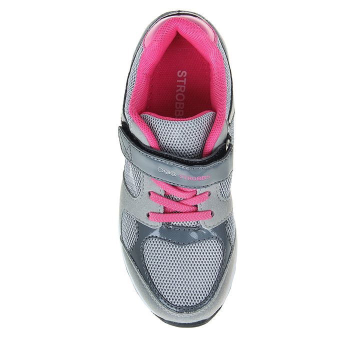 Кроссовки подростковые, цвет светло-серый, размер 32