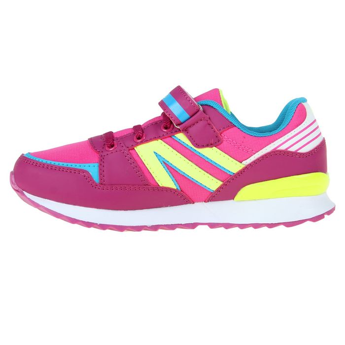 Кроссовки подростковые, цвет розовый, размер 33