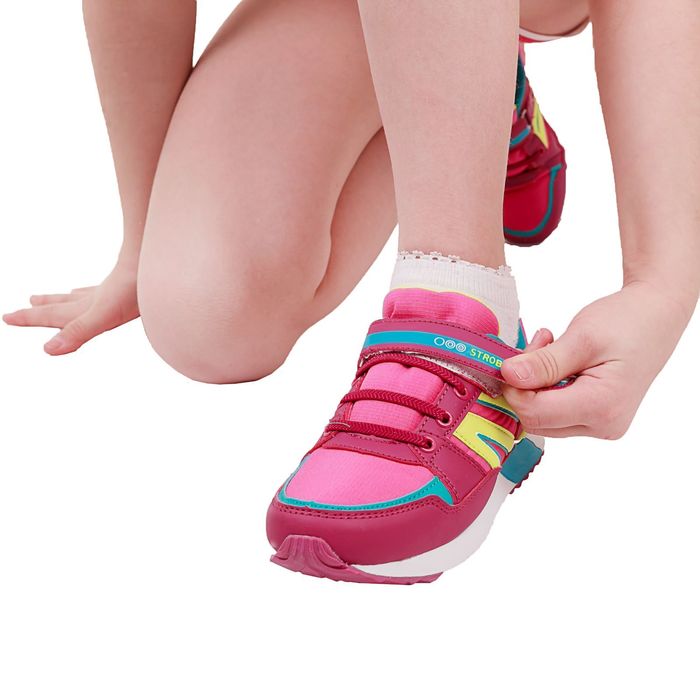 Кроссовки подростковые, цвет розовый, размер 33