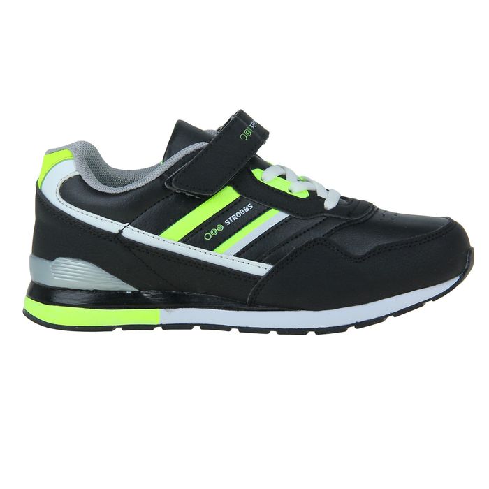 Кроссовки подростковые, цвет чёрный, размер 33