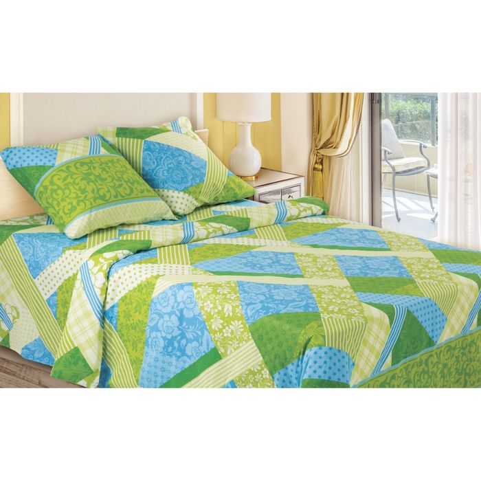 Постельное бельё "Этель" Калейдоскоп (вид 2) 2 сп., размер 175х215 см, 200х220 см, 70х70 см - 2 шт., 100% хлопок, бязь, 125 г/м2