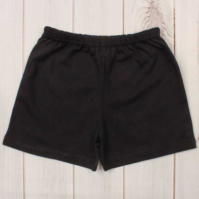 Шорты детские Platoshka, цвет чёрный, рост 128 см