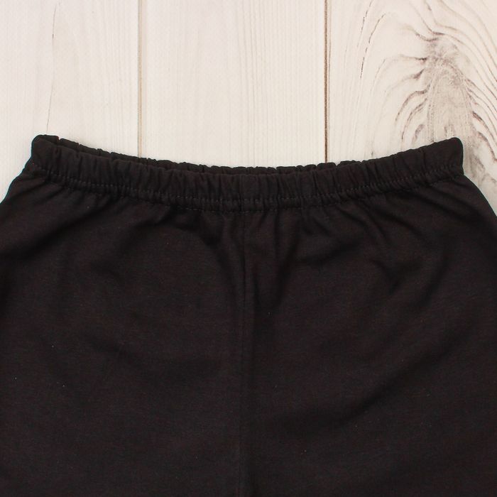 Шорты детские Platoshka, цвет чёрный, рост 128 см