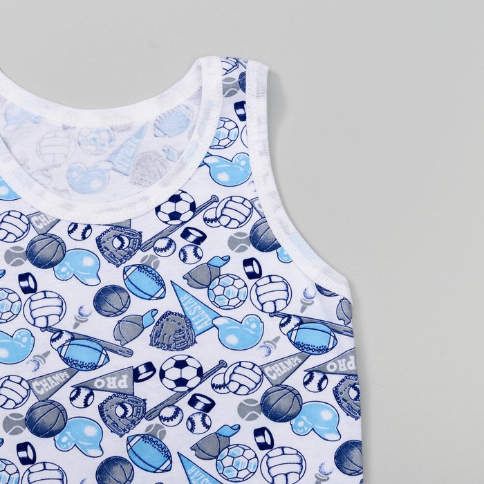 Комплект для мальчика (майка+боксеры) Platoshka, рост 116-122 см