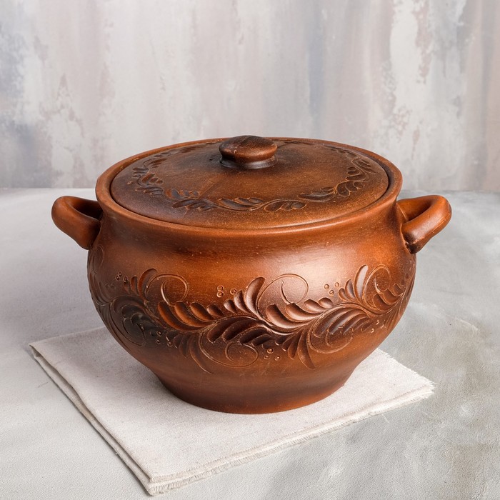 Жаровня "Рябина" декор, 4 л