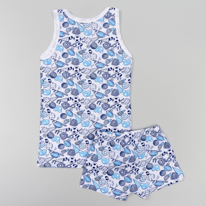 Комплект для мальчика (майка+боксеры) Platoshka, рост 128-134 см