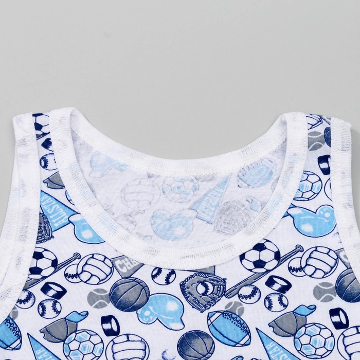 Комплект для мальчика (майка+боксеры) Platoshka, рост 128-134 см