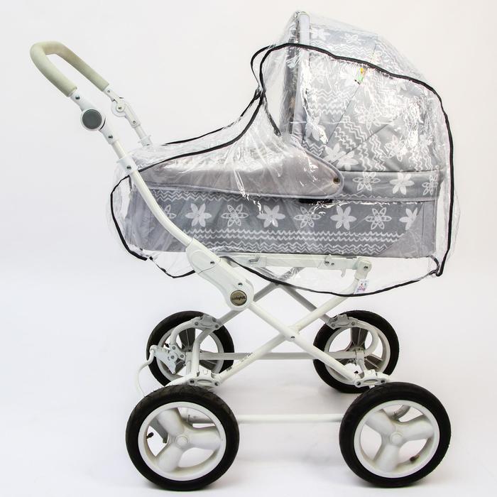 фото Дождевик для детской коляски универсальный из пвх-плёнки, на резинке + подарок витоша