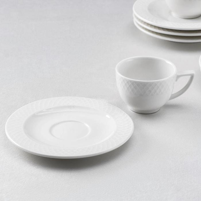 Набор кофейный на 6 персон "Юлия Высоцкая": 6 чашек 90 мл, 6 блюдец